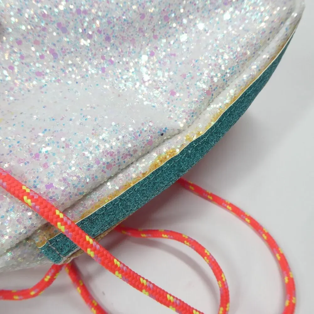 Piece of Cake Glitter Purse Crewcuts J Crew Kids Girls NWT